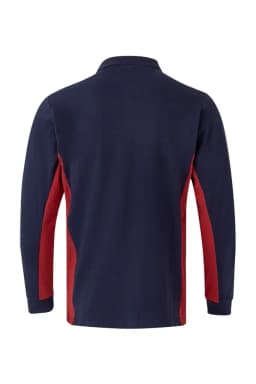 Polo bicolor manga larga