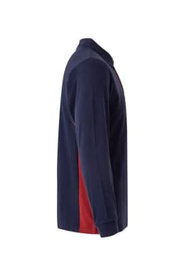 Polo bicolor manga larga