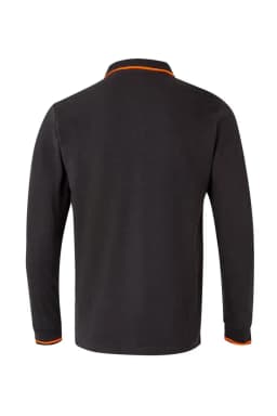 Polo bicolor manga larga