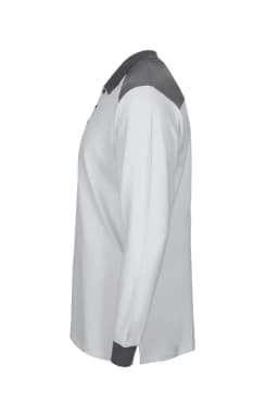 Polo stretch bicolor manga larga