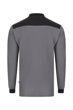 Polo stretch bicolor manga larga