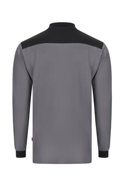 Polo stretch bicolor manga larga