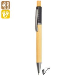 BOLIGAFO BAMBÚ, FIBRA DE TRIGO Y METAL "ZERES"