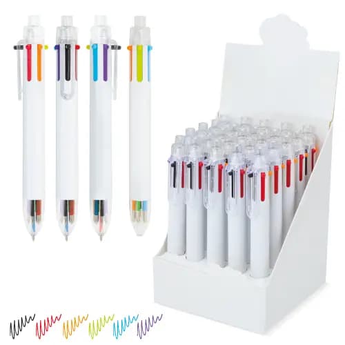 SET DE BOLIGRAFO 6 COLORES "CREATIV"