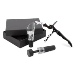 SET DE VINO 3 PCS "MERLOT"