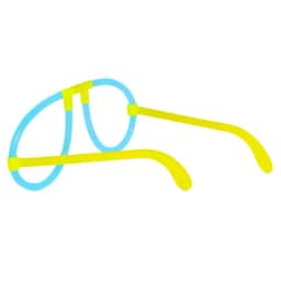 SET GAFAS DE NEON "AVIADOR"