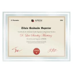 MARCO CRISTAL DIPLOMA A4