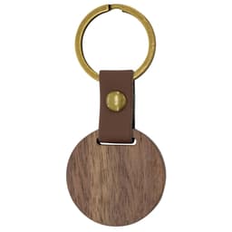 LLAVERO DE MADERA REDONDO"SAMOA"