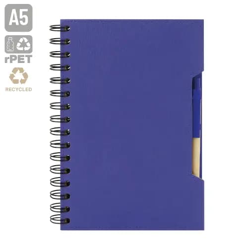 CUADERNO A5 CON BOLIGRAFO ECO "GREEN LIFE"