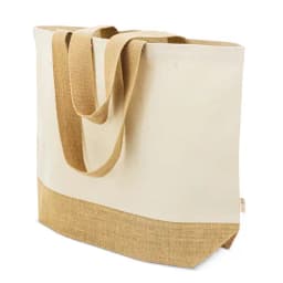 BOLSA DE ALGODÓN Y YUTE "MISHA"