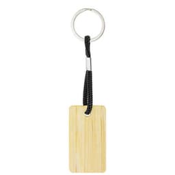 LLAVERO DE BAMBÚ RECTANGULAR "YIBIN"