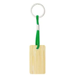 LLAVERO DE BAMBÚ RECTANGULAR "YIBIN"