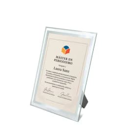 MARCO CRISTAL DIPLOMA A5 "BISELA"