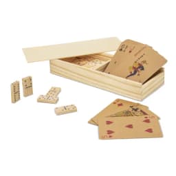 SET ECO DE DOMINÓ Y CARTAS "RECREO"