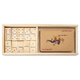 SET ECO DE DOMINÓ Y CARTAS "RECREO"