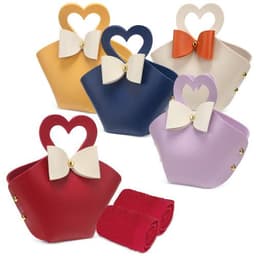 SET 5 BOLSITOS CON TOALLA "COQUETTE"