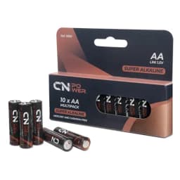 PACK DE PILAS ALCALINAS R6-AA "CN POWER" (10 UD.)