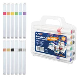 SET 12 ROTULADORES ACRILICOS "KOLORIN"