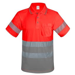 POLO CON BOLSILLO Y BANDAS REFLECTANTES ELÁSTICAS “QVO”