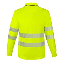 POLO MANGA LARGA CON BOLSILLO Y BANDAS REFLECTANTES “QVO”