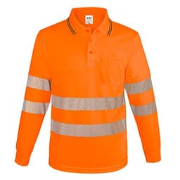 POLO MANGA LARGA CON BOLSILLO Y BANDAS REFLECTANTES “QVO”