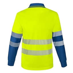 POLO MANGA LARGA CON BOLSILLO Y BANDAS REFLECTANTES “QVO”