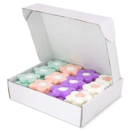 SET 12 TOALLAS FLORALES "PRIMAVERA"