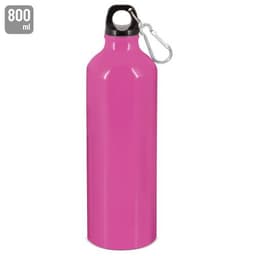 BOTELLA DE ALUMINIO CON MOSQUETON 800 ml. "TUAREG"