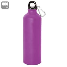 BOTELLA DE ALUMINIO CON MOSQUETON 800 ml. "TUAREG"