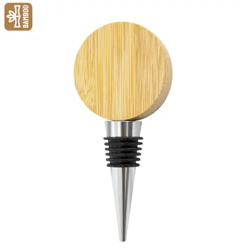 ABREBOTELLAS TAPÓN BAMBÚ NATURAL "ALLIUM"