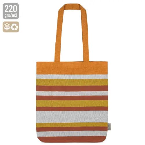 BOLSA RAYAS DE ALGODÓN RECICLADO "TRINITY"
