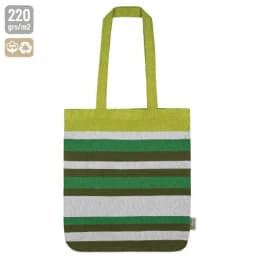 BOLSA RAYAS DE ALGODÓN RECICLADO "TRINITY"