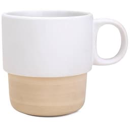 MUG SUBLIMACIÓN APILABLE CON BASE DE BAMBÚ
