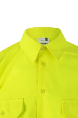 Camisa bicolor manga larga