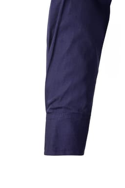 Camisa bicolor manga larga