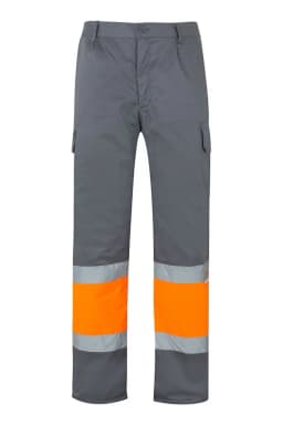 Pantalón bicolor multibolsillos