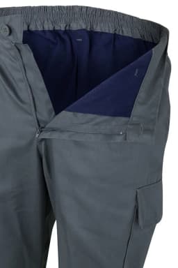 Pantalón bicolor multibolsillos