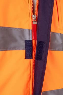 Cazadora acolchada bicolor