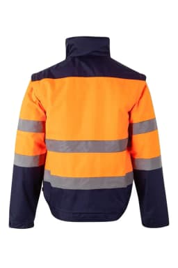 Cazadora acolchada bicolor