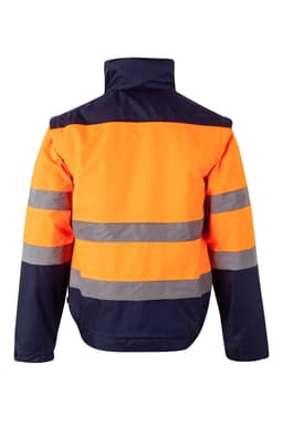 Cazadora acolchada bicolor