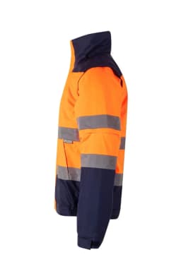 Cazadora acolchada bicolor