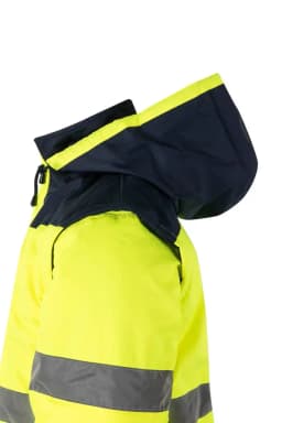 Cazadora acolchada bicolor