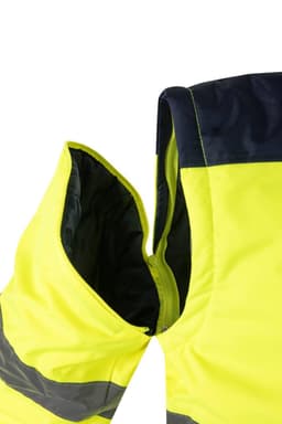 Cazadora acolchada bicolor