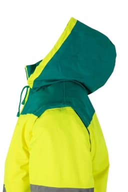 Cazadora acolchada bicolor