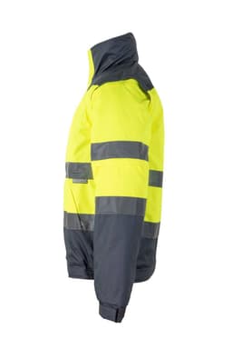 Cazadora acolchada bicolor