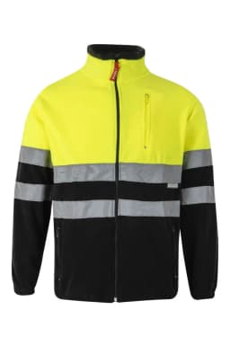 Chaqueta polar bicolor