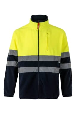 Chaqueta polar bicolor