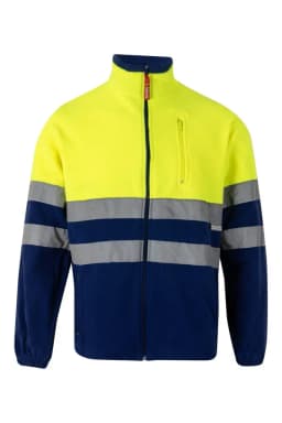 Chaqueta polar bicolor