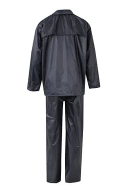 Traje de lluvia dos piezas con capucha oculta