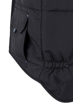 Chaleco acolchado bicolor multibolsillos